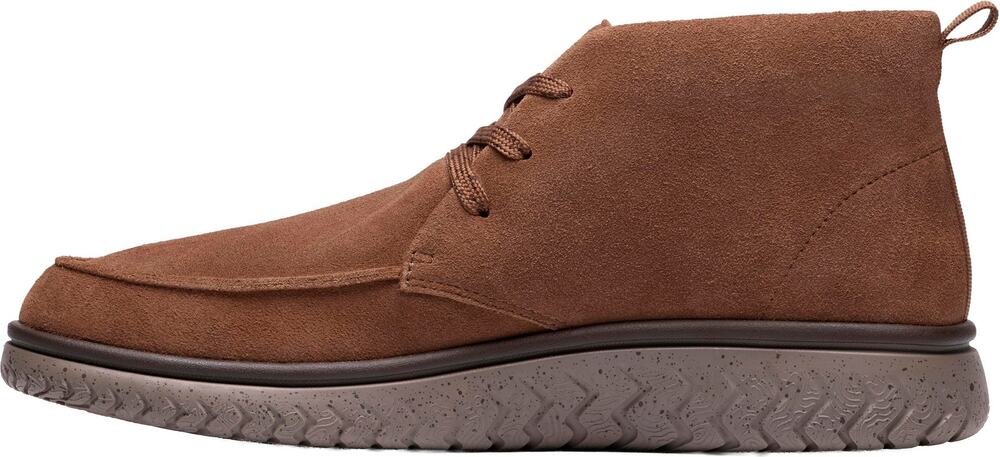 NWT Clarks Men RelaxLite Moc Cola Suede 7 Medium